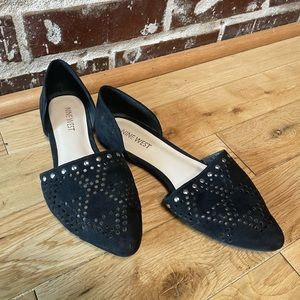 Nine West Black Size 5 Quirky & Open Flats